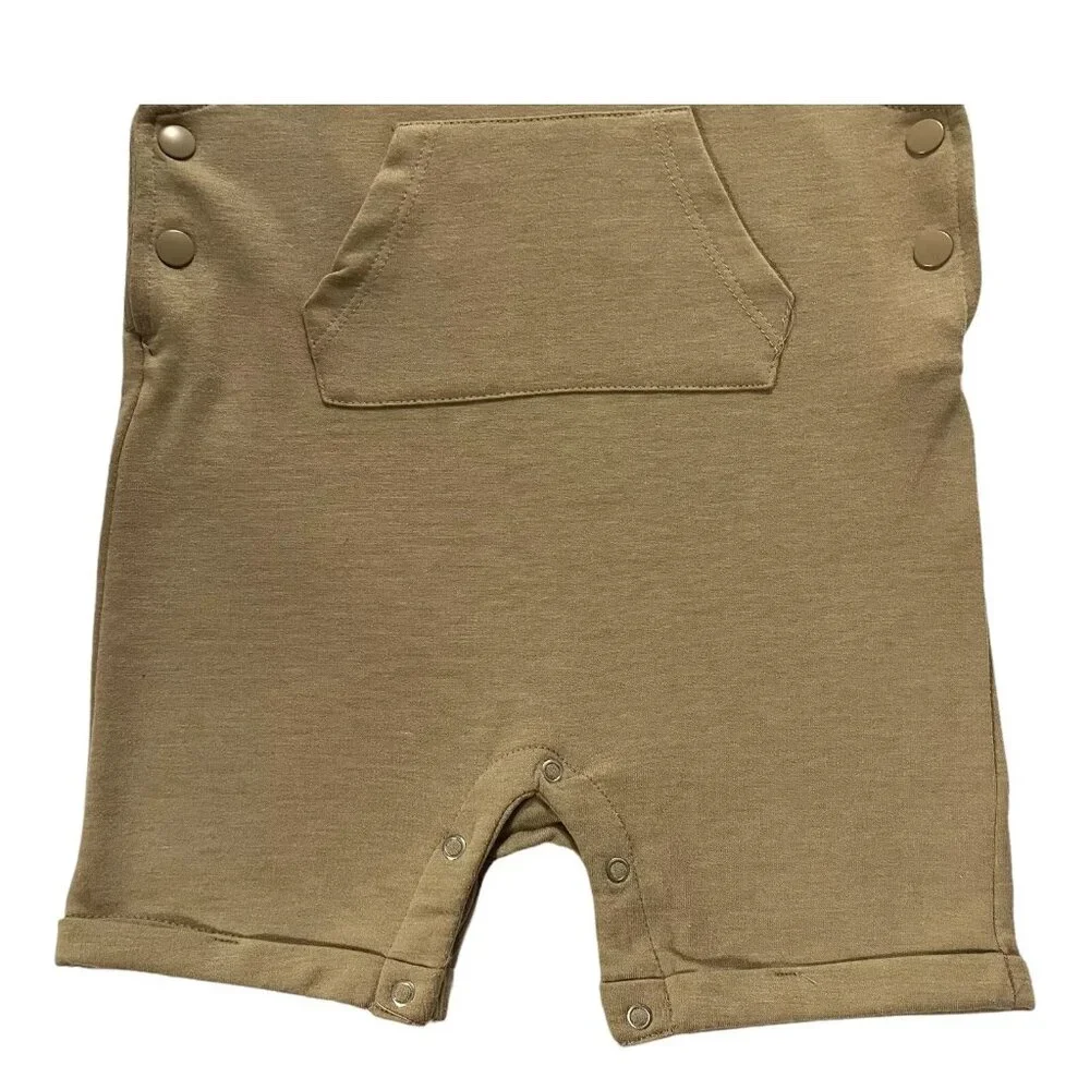 Wonder Nation Baby/Infant Boys Coveralls Tee & Bucket Hat Outfit Set 0-18 Months